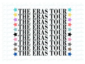 The Eras Tour SVG PNG DXF EPS