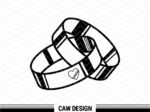 Wedding Band Wedding Cut File, Ring SVG, Ring Love