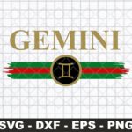 Zodiac Signs Gemini SVG File, Gucci Gemini Shirt Design