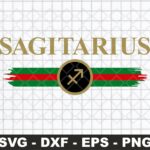 Zodiac Signs Sagittarius SVG File, Horoscope Gucci Sagittarius Shirt Design PNG