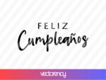 feliz cumpleaños svg