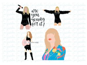 taylor swift SVG Flat PNG EPS