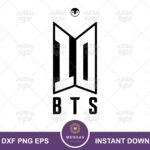 BTS 10th Anniversary Logo SVG