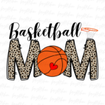 Basketball mom png Leopard Design Sublimation