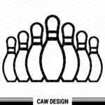 Bowling Pin Clipart Image