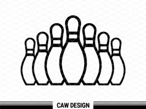 Bowling Pin Clipart Image