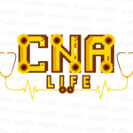 CNA Life Sunflower Digital Png File Design