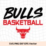 Chicago Bulls Basketball NBA Cut Files, SVG Cricut