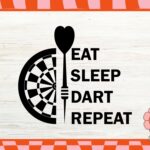 Dart SVG Eat, sleep, dart, repeat.