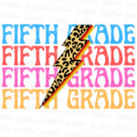 Fifth Grade Lightning bolt Png file for Download