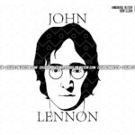 John Lennon Vector Image SVG vector