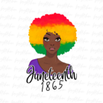 Juneteenth 1865 png Graphic T-shirt Black History