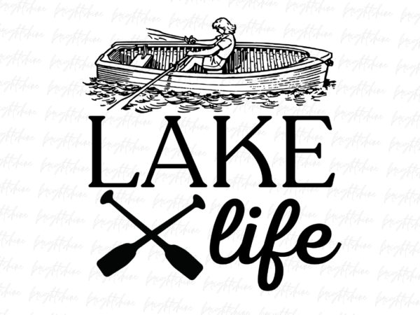 Lake Life PNG Sublimation Design