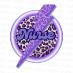 Nurse Leopard Lightning Bolt PNG