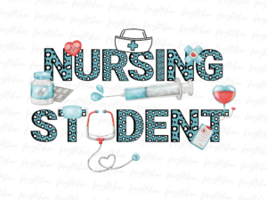 Nursing student png Design Sublimation