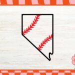 Premium Nevada Outline Baseball SVG Design Files for Cricut, Silhouette Cameo, and More - Instant Download