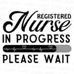 Registered nurse in progress png Design