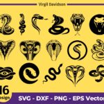 Snake SVG Bundle, Snake Head, Snake Clipart PNG