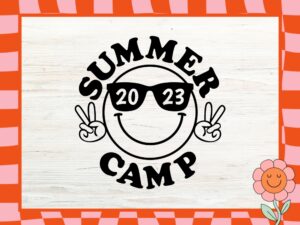 Summer Camp 2023 svg vector