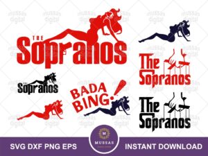 The Sopranos Bada Bing Svg