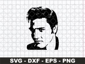 elvis svg cut file, elvis silhouette