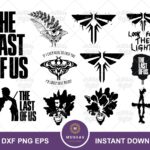 the last of us svg bundle, vector file image cricut design