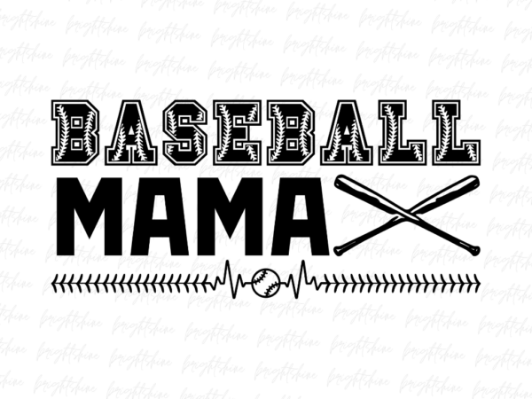 Baseball Mama PNG Baseball Design