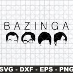 Big Bang Theory BAZINGA Cut Files, Vector SVG Image