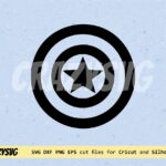 Capitan America Shield Image Cricut, Shield SVG