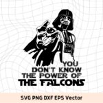 Darth Vader Atlanta Falcons Cut Files SVG, PNG, Falcons Clipart