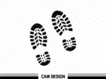 Foot Shoe Kick Footprint Clipart SVG Image