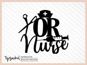 Nurse Cake Topper SVG, Nurse Printable, Nursing School Survivor Class file