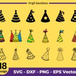 Party Hat, Birthday Hat Clipart Bundle