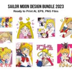 Sailor moon design bundle 2023