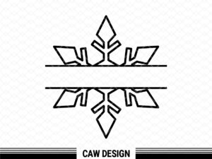 Snowflake Monogram Christmas