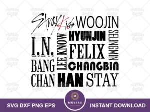 Stray Kids Shirt Design Download SVG PNG EPS