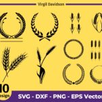 Wheat SVG, Grain Cricut, Wheat Silhouette