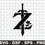 Zelda SVG Symbol Logo Black