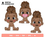 Baby Girl Afro 2 - P01