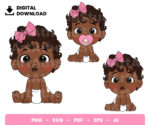 Baby Girl Afro - P01