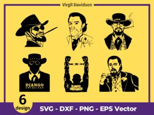 Django Unchained quentin tarantino samuel jackson SVG