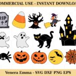 Halloween Felt Ornaments SVG Cricut