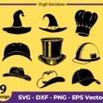 Hat SVG Bundle Hat Silhouette Set