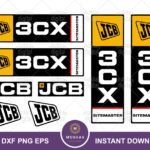 JCB 3CX Sitemaster SVG Vector Graphic