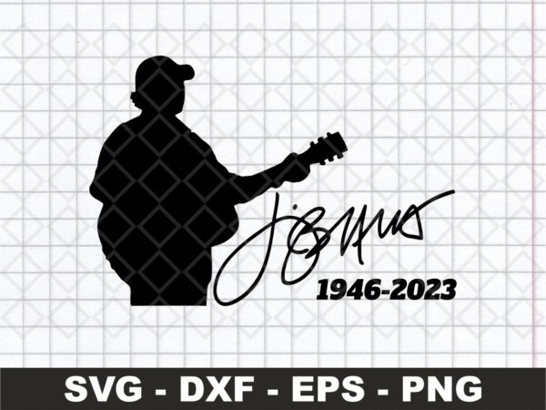 JIMMY BUFFETT RIP SVG Vector