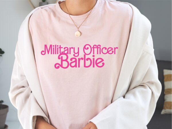 Military Officer Barbie SVG