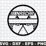 Nascar Monogram Sign Template SVG