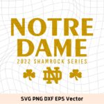 Notre Dame Shamrock Series Game 2022 SVG