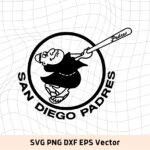 Retro San Diego Padres SVG