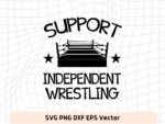 Support Independent Wrestling SVG